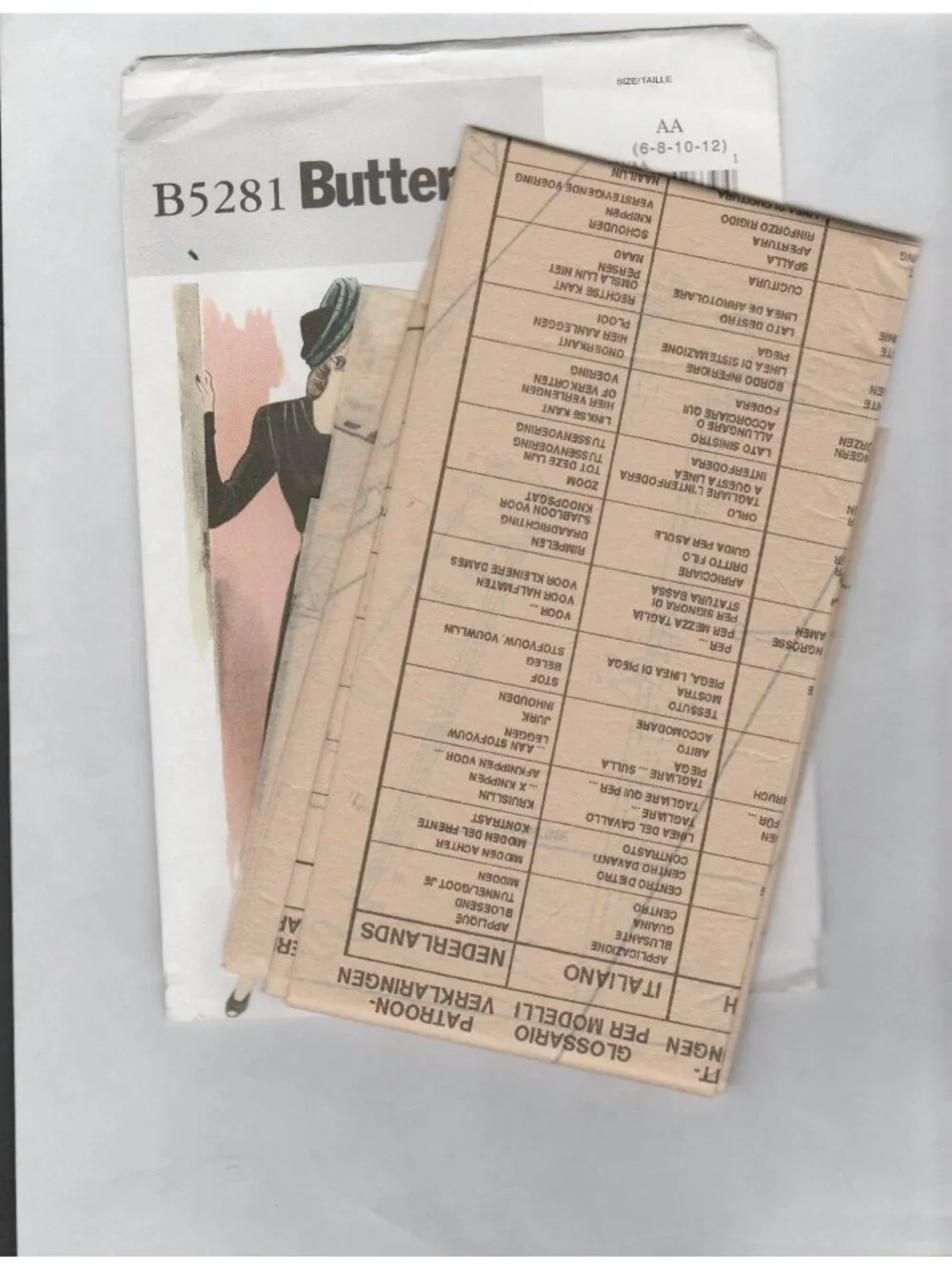 Butterick 5281 Retro 1940s Joan Crawford Style Dress Pattern Sz 6 8 10 12 Uncut
